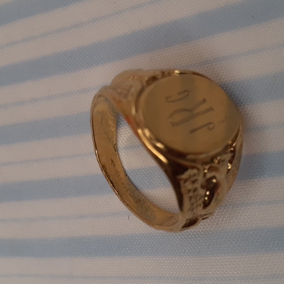 Lind Vintage Monogram Ring JRG 14KT HGE - Picture 7 of 8